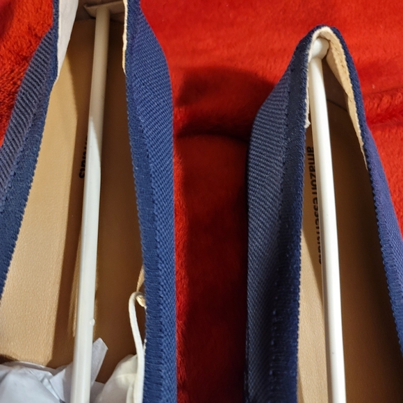 NWT WOMENS KNIT BALLET FLAT SIZE 6 NAVY BLUE - Picture 10 of 12